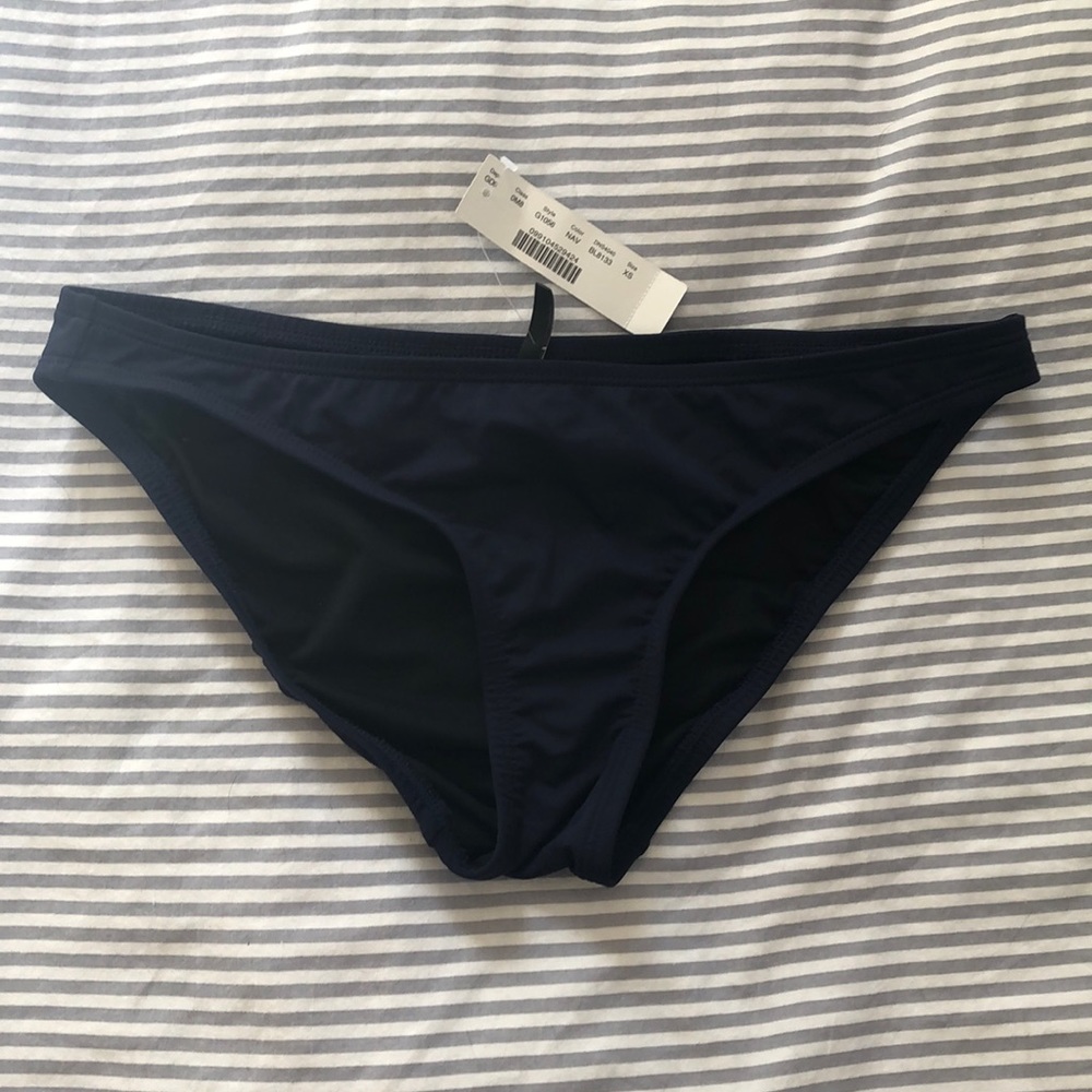 J. Crew Navy Bikini Swim Bottom NWT